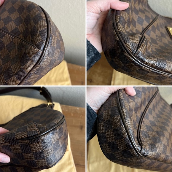 💸 SOLD • Authentic Louis Vuitton Thames GM Damier Ebene Shoulder Bag - Picture 10 of 13
